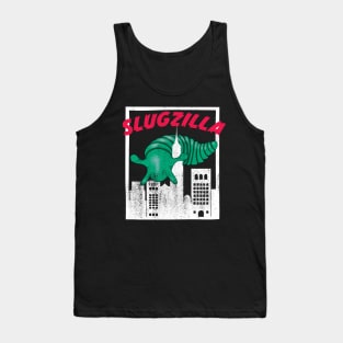 Green Slugzilla 3D Printed Sensory Slug Rampages New York! Tank Top